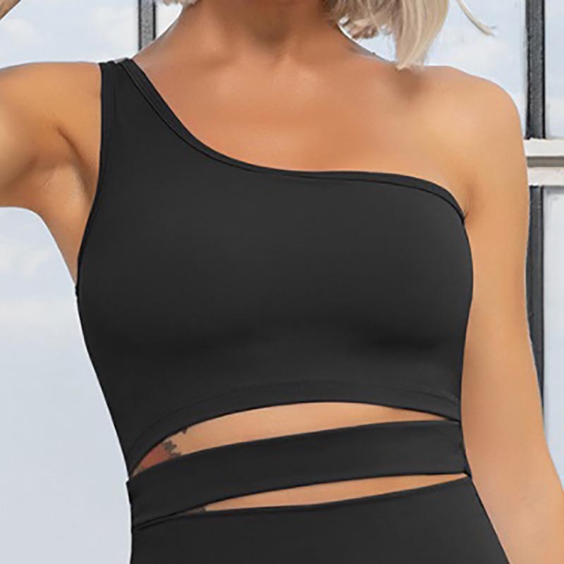 One Shoulder Fitness Top BRA
