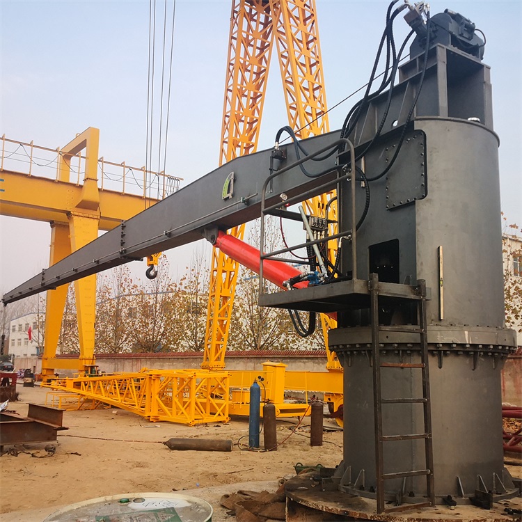 China Easy Maintece Rail Mounted Knuckle Boom Port CranePoXofU8ngZEe