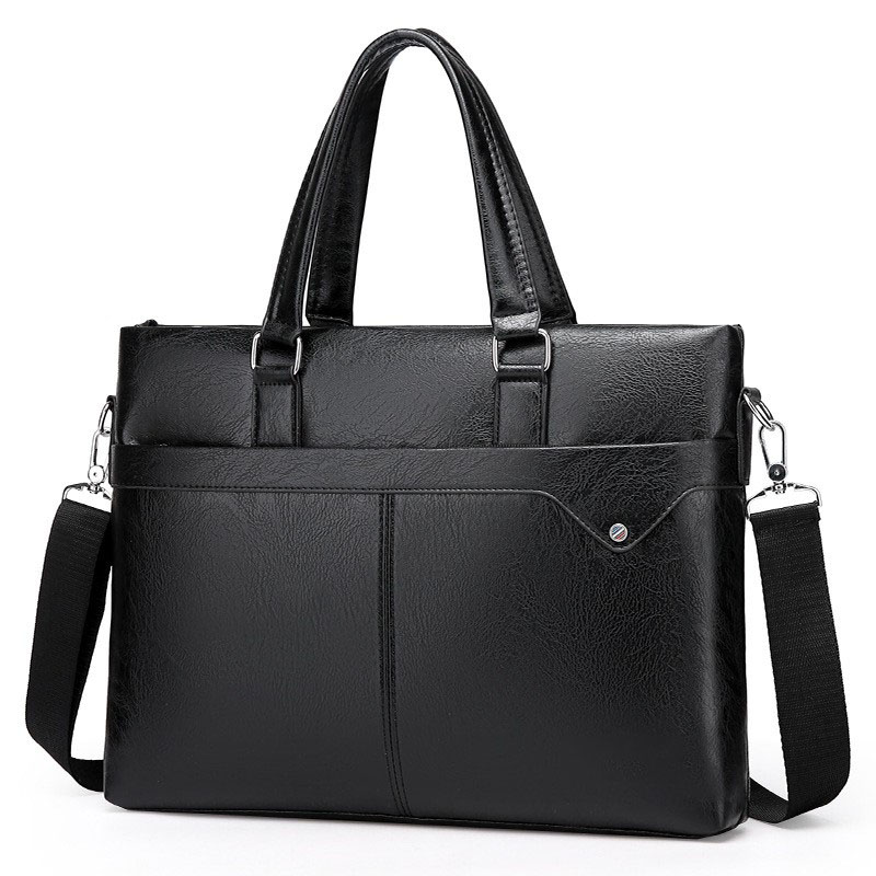 Custom Business Men's PU Fashion Briefcase PU Laptop Handbag
