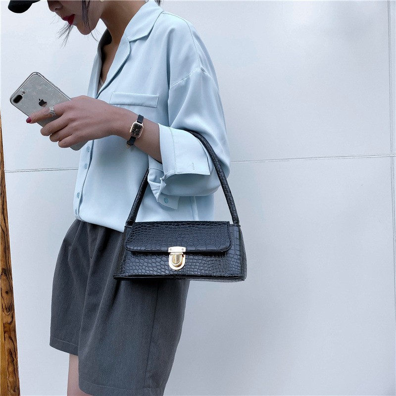 2023 New Popular Versatile Stone Pattern Fashion Ladies Handbags