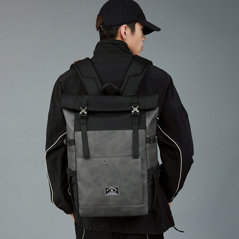 Student Roll Cover Shoulder Bag Large-Capacity College Student Schoolbag Men's Computer Backpack