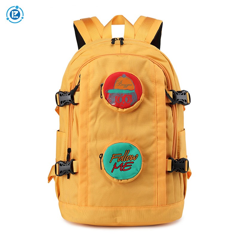 Trendy Brand Men And Women Student Korean Style School Bags Backpack For High School Students