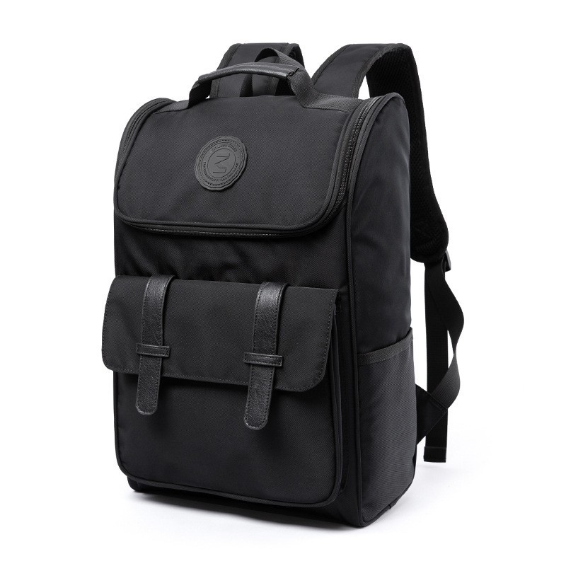 Black Laptop Backpack For Men Oxford Trend Business Bags College School Bags