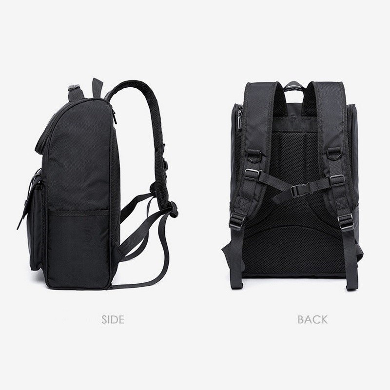 Black Laptop Backpack For Men Oxford Trend Business Bags College School Bags