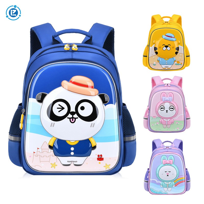 Cartoon Nylon School Bag For Kindergarten Pupils Small Backpack For Kids