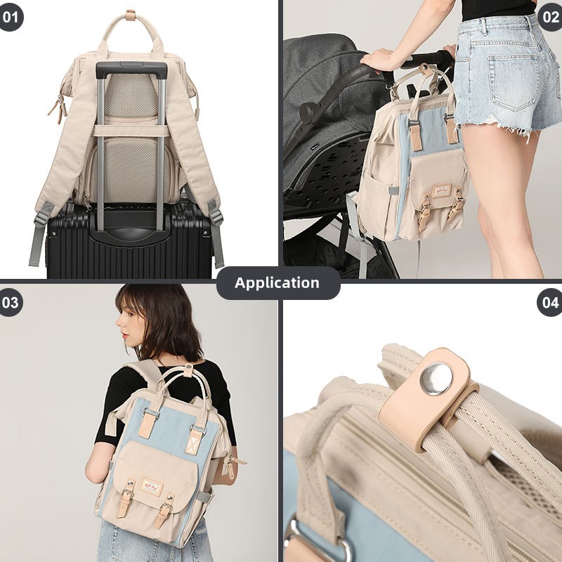 Custom Mommy Bag Large Capacity Ultra-Light Soft Fashion Backpack