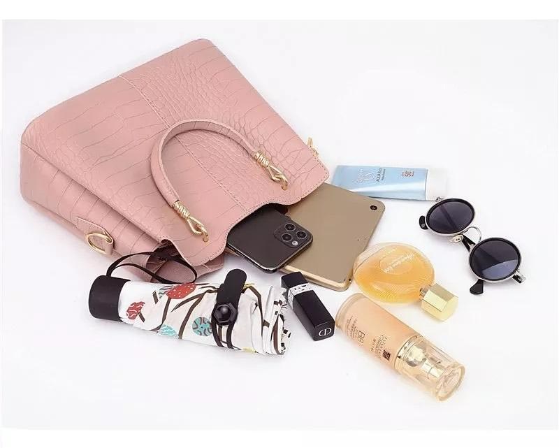 Good Quality Fashion Low MOQ Wholesale Lady Handbag Pink Women Handbag