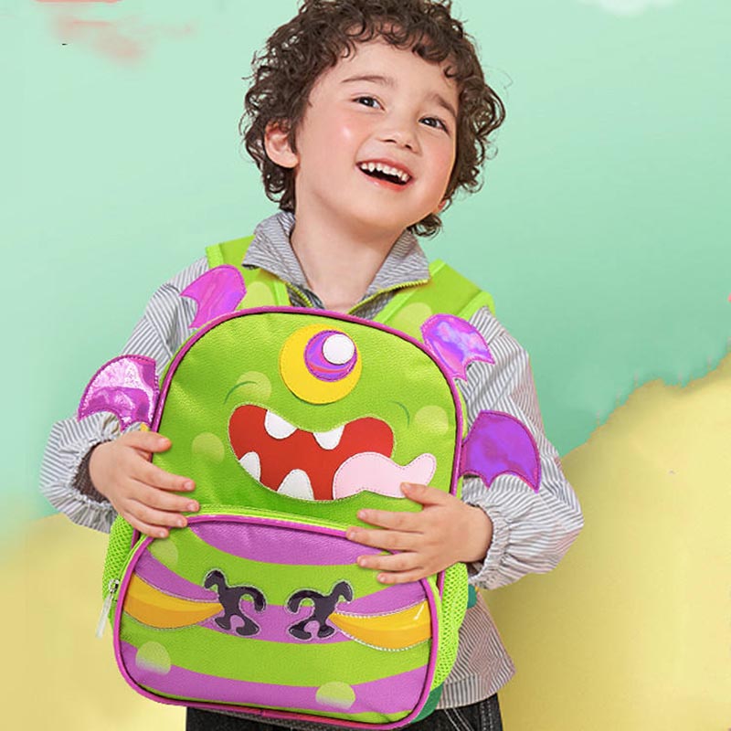New Animal Schoolbag Boys And Girls Cartoon Backpack