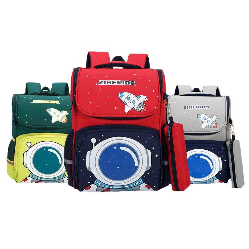 Manufacture Custom LOGO Design Polyester School Backpack Children Backpack And Lunch Box Set