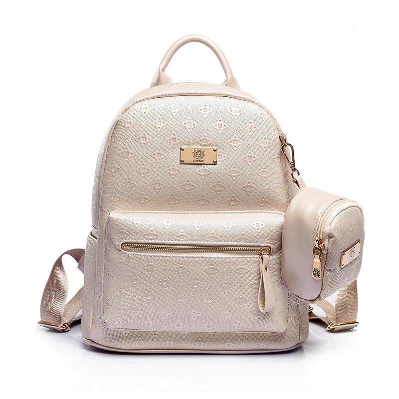 Wholesale Fashion Ladies Embossing Women Backpack PU Leather Girls Leisure Luxury Backpack Bag