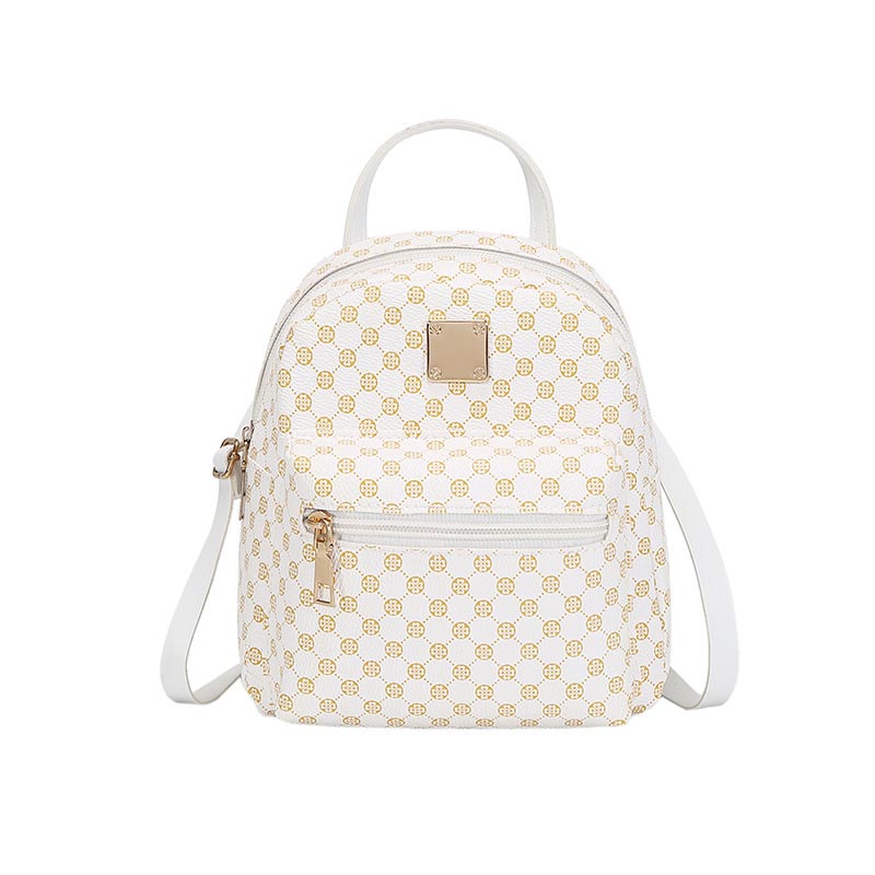 Good Quality And Low Price PU Fashion Printing Small Backpack