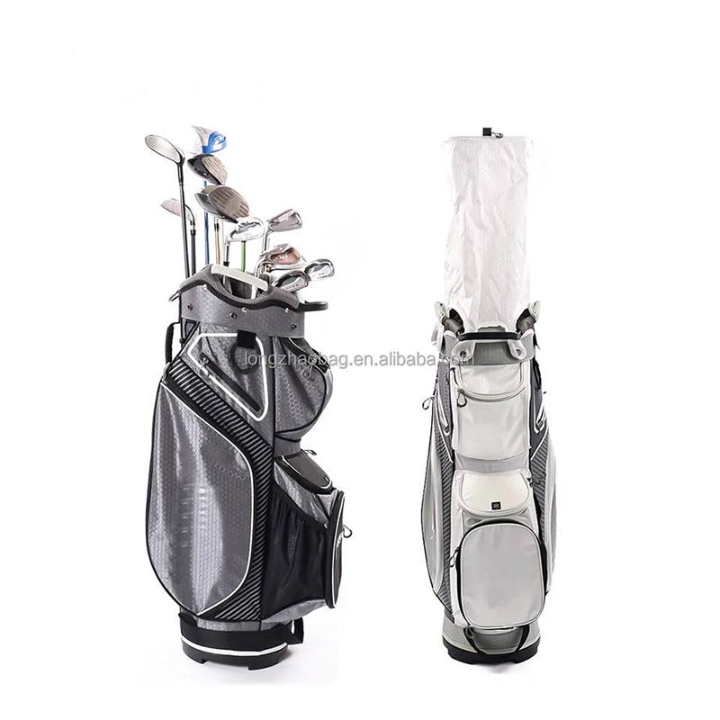 Custom Premium Durable Sport Nylon 14 Way Dividers Golf Cart Bag With Straps