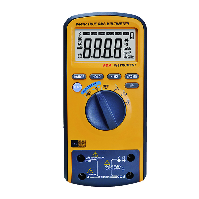 autorange 1000 amps ac/dc clamp meter with temperature measurement 
