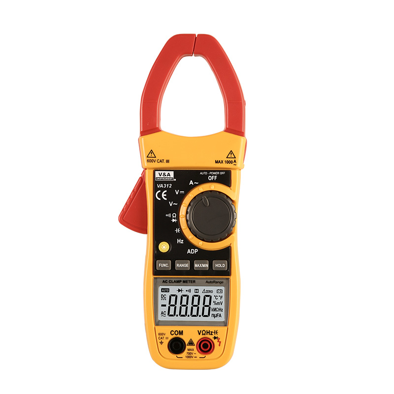 hot autorange 1000 amps ac/dc clamp meter with temperature measurement 7Of3roek54wA