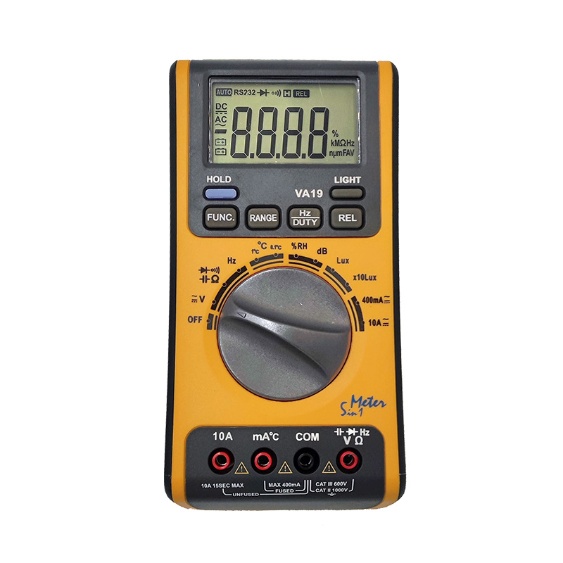 autorange 1000 amps ac/dc clamp meter with temperature 
