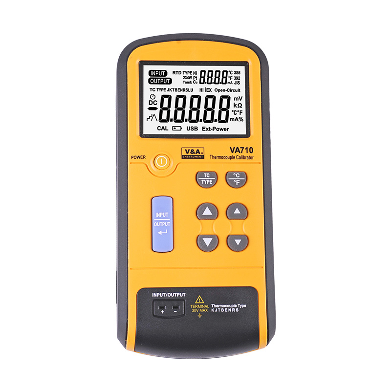 Simple to operate 2 channles thermocouple meter va8060 in Belize