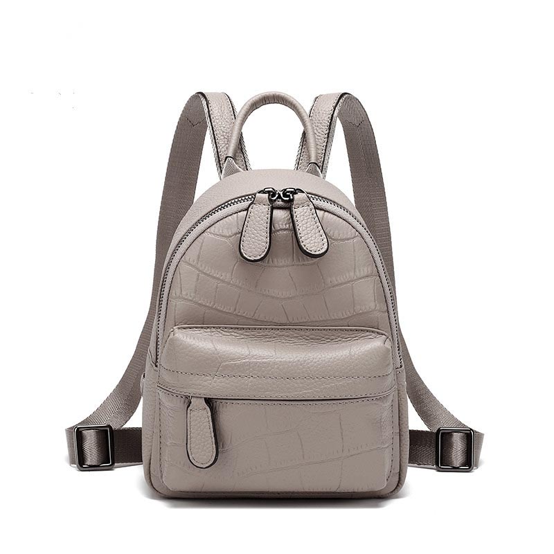 Vintage Mini Bag Genuine Leather Backpack Casual Backpack For Women Manufacturer Wholesale