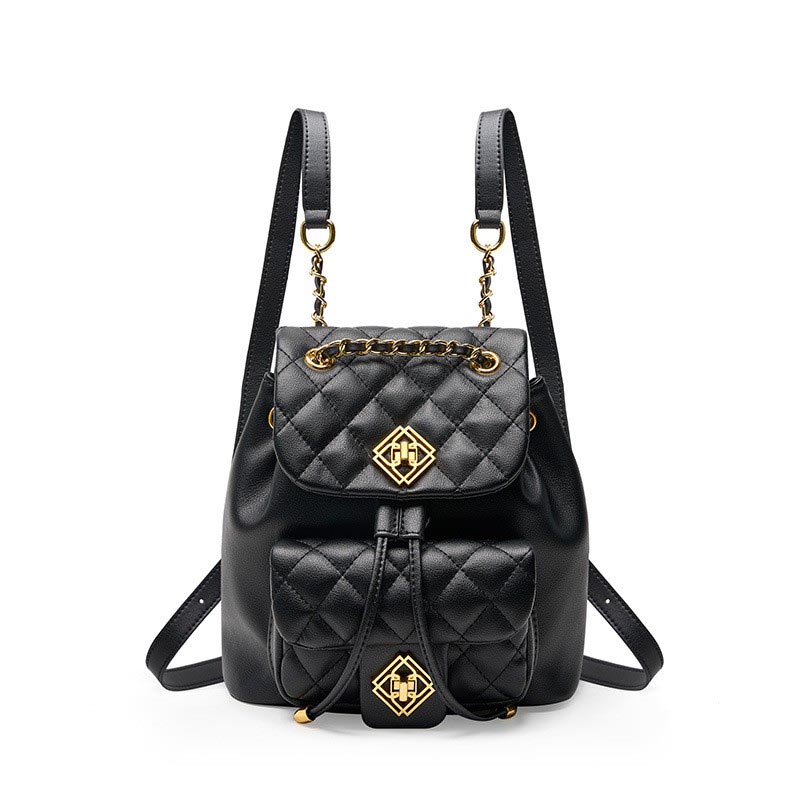 Luxurious Fashion Leather Ladies Backpack Customization