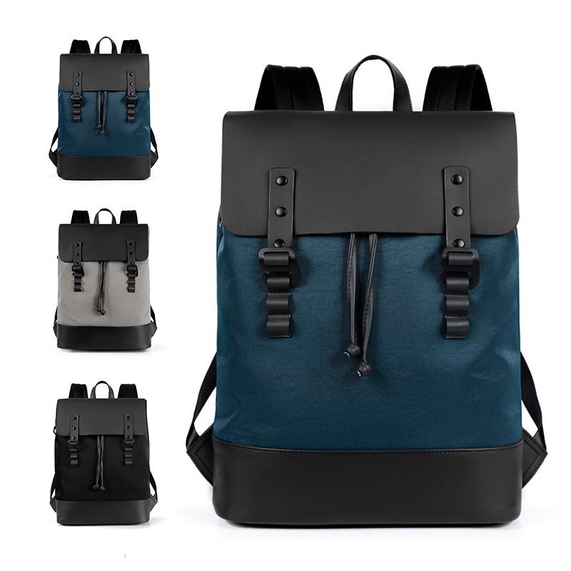 Anti-Theft Waterproof High Quality PU Leather Business Laptop Backpack For Men