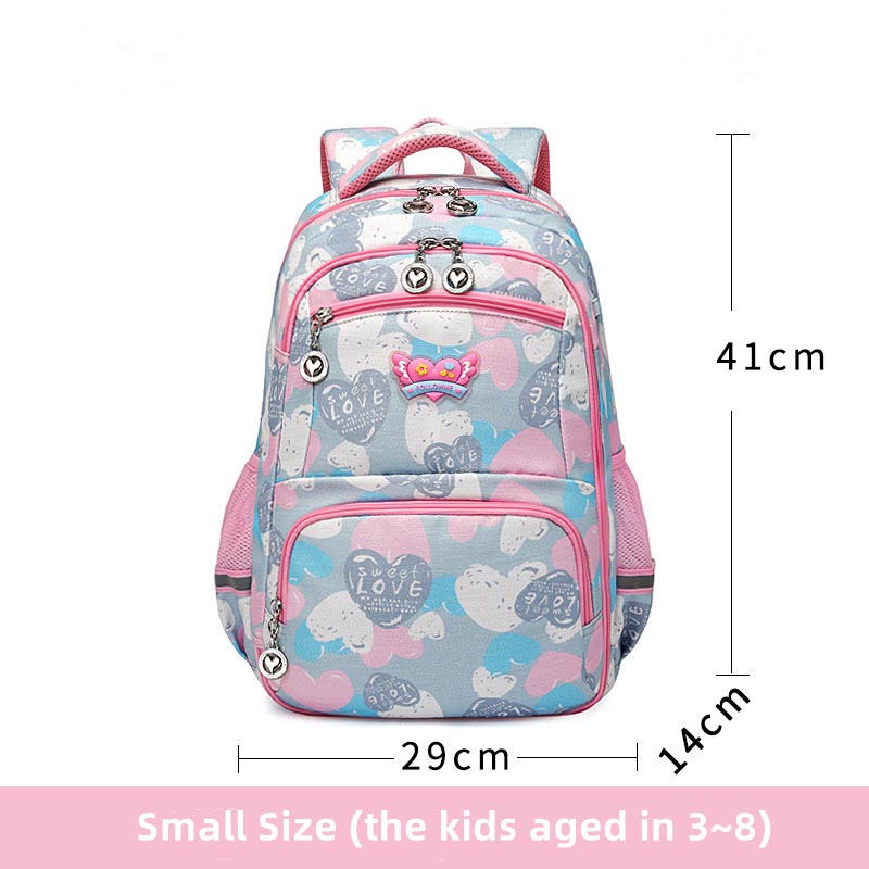 Printed Nylon Kids School Bag Wholesale Cute Backpack For Girls