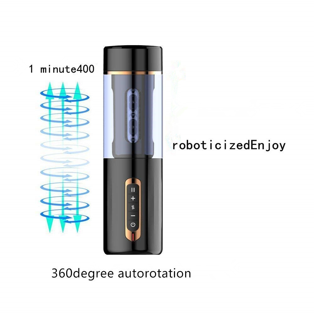 Men's Bluetooth Smart Airplane Cup Rotary Sound Masturbator