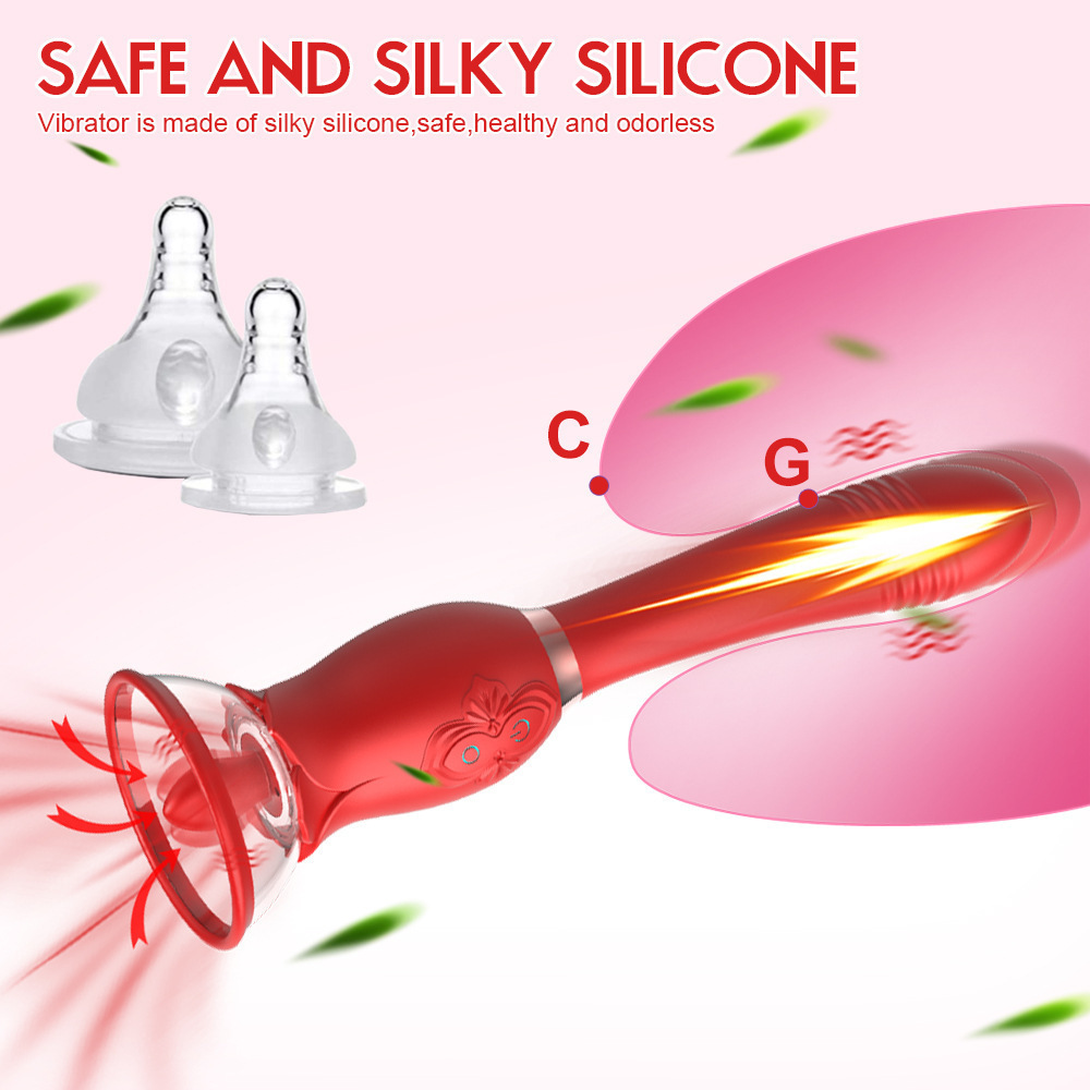 New Swing Stick Female Flirtation G-spot Nipple And Clitoris Tongue Licker