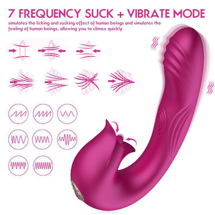 Tongue Lick Vibrator G Spot Vibrator Female Masturbator