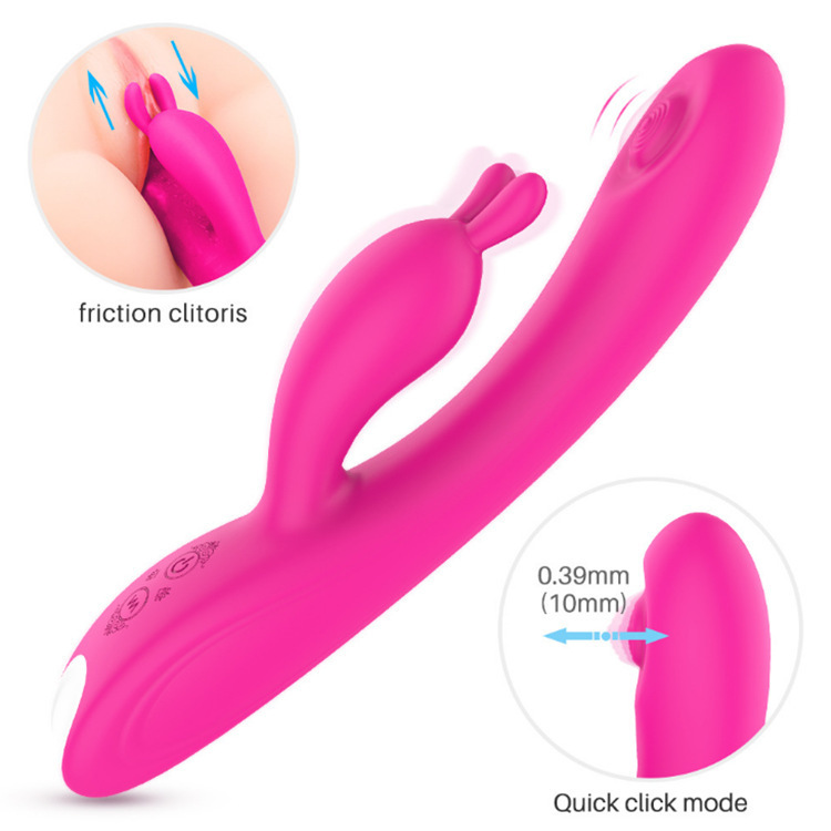 Female Stimulator Multi-frequency Vibration Slap G-spot Rabbit Vibrator