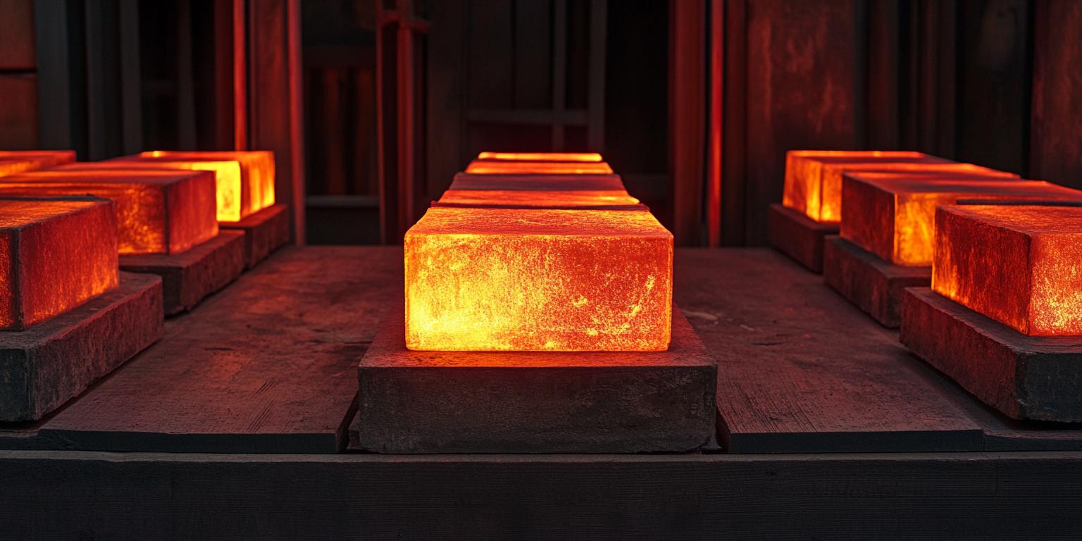 High-temperature magnesia-chrome bricks in glass manufacturing