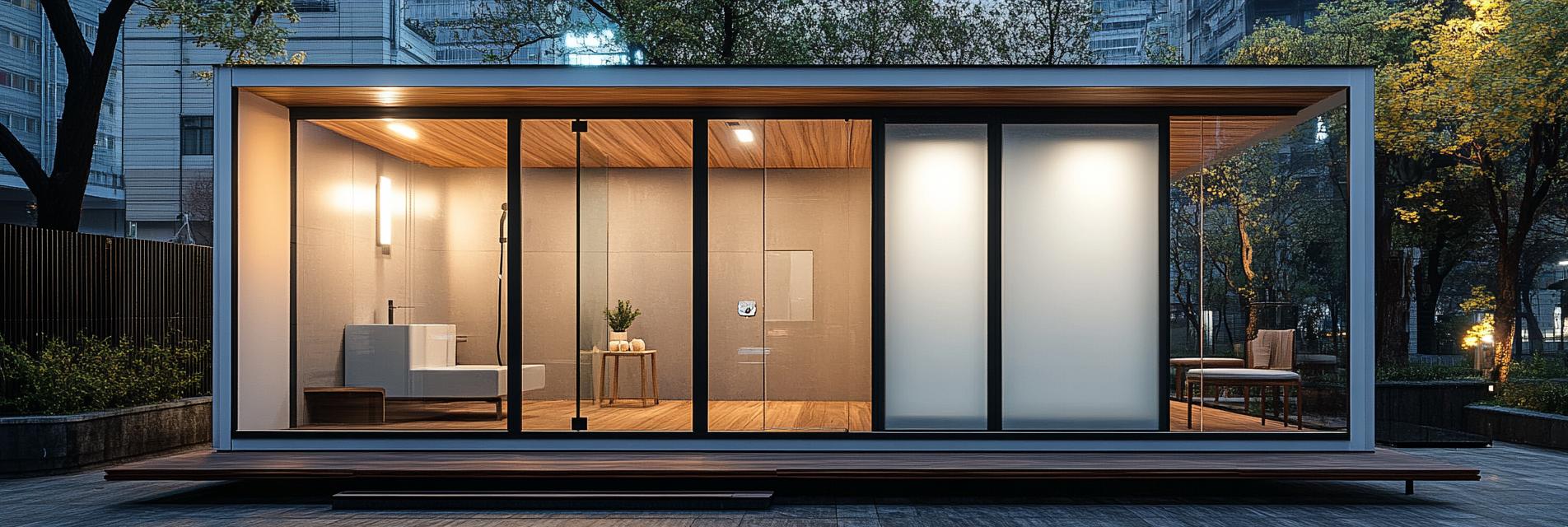 Luxury Mobile Prefabricated Aathroom Unit