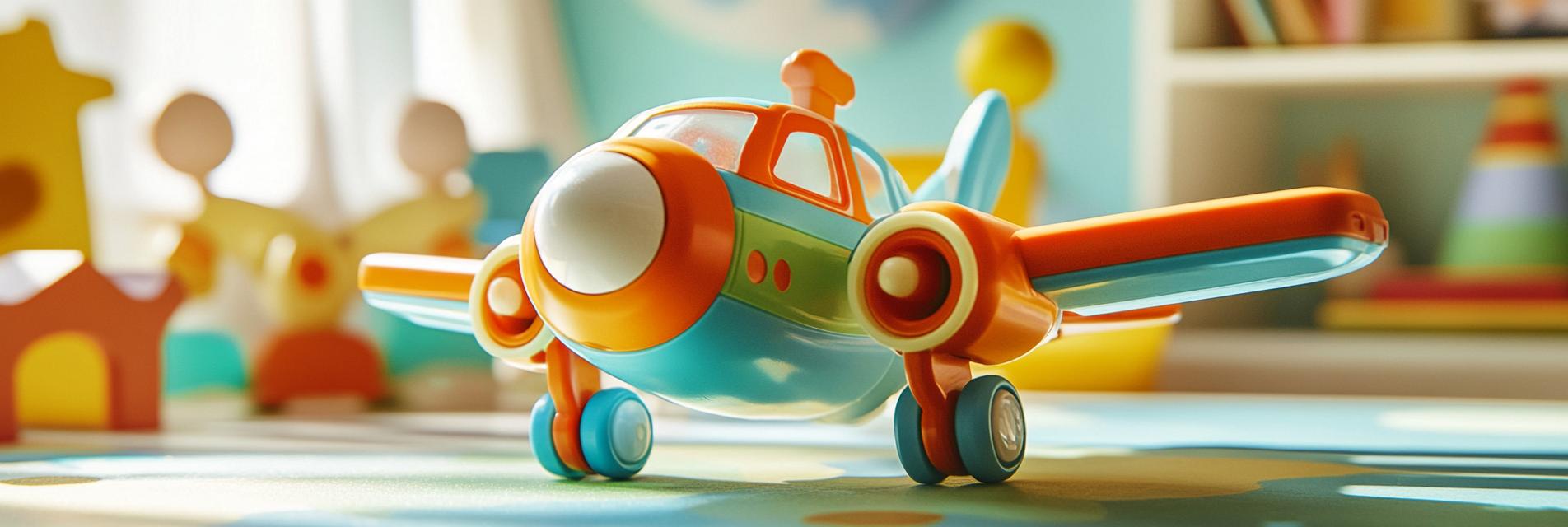 Sound and Light Pull-String Airplane