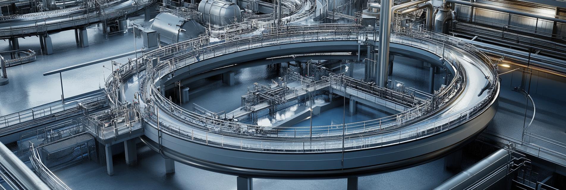 U-type Spiral Conveyor in Operation