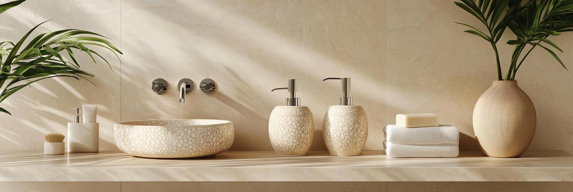 Aone Inlay Designer Aathroom Set
