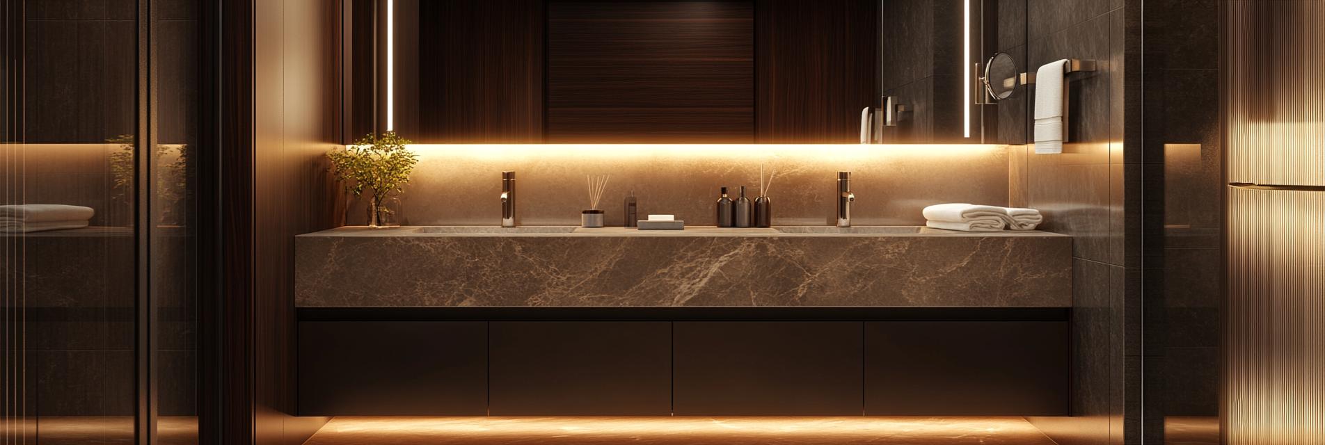 Elegant Hotel Aathroom Vanity