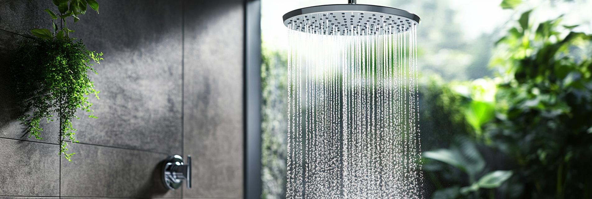 High-Efficiency Rain Showerhead
