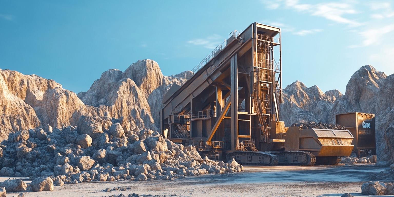 Dynamic balancing machine used for impact crusher rotor maintenance process