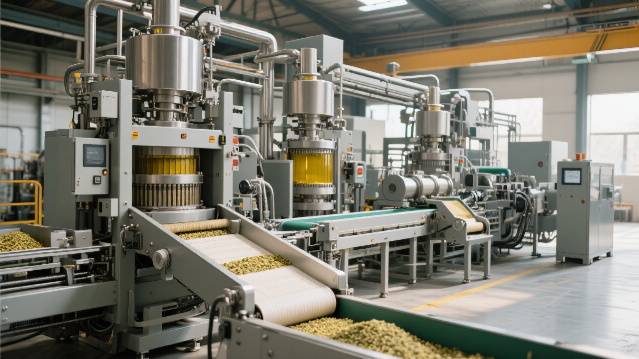 Refining equipment for rice bran oil