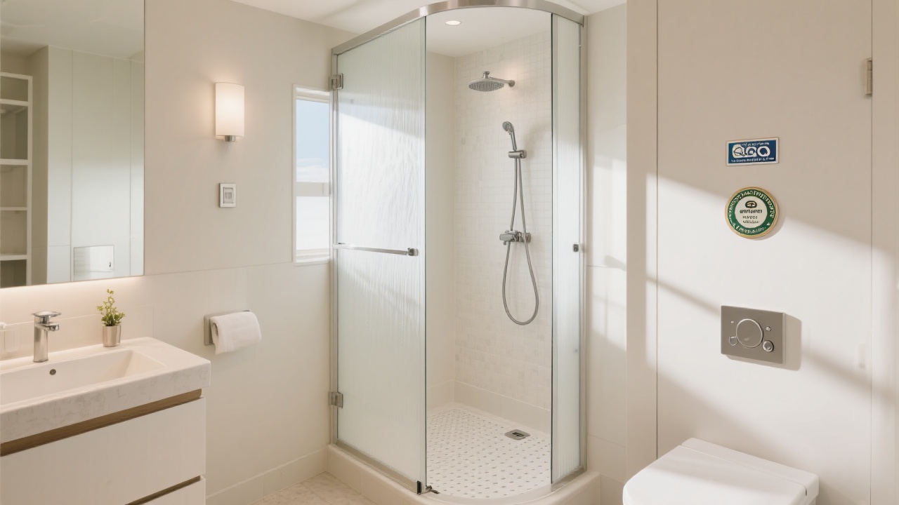 Ovs Gold Line toilet in a classic - themed bathroom