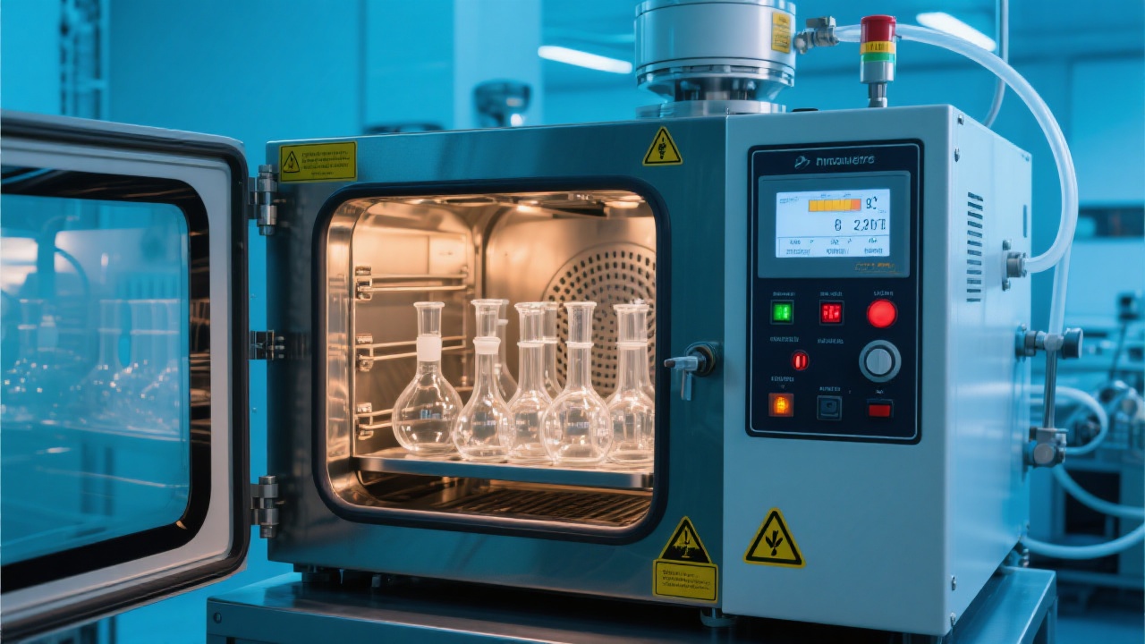 Horno de vacío para laboratorio en laboratorio