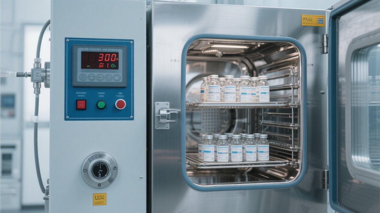 DZF-6210 Large Vacuum Oven in an industrial production line