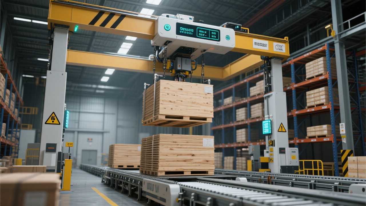 Hydraulic slab clamp in action at a hot rolling mill, showing smooth grip and precise alignment.