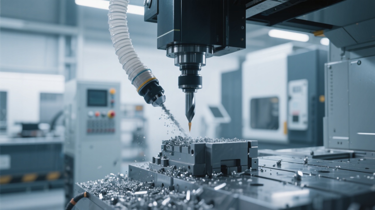 GJ1417 high - rigidity CNC milling machine in graphite machining