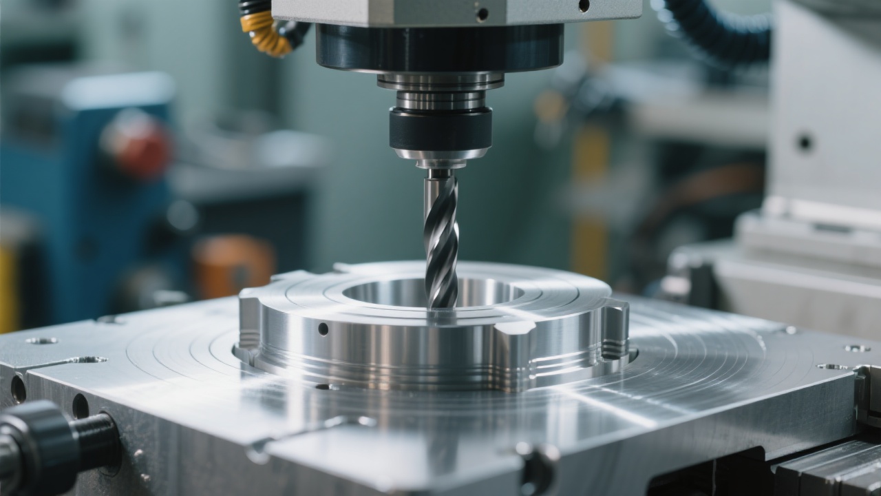 Graphite dust in a machining workshop