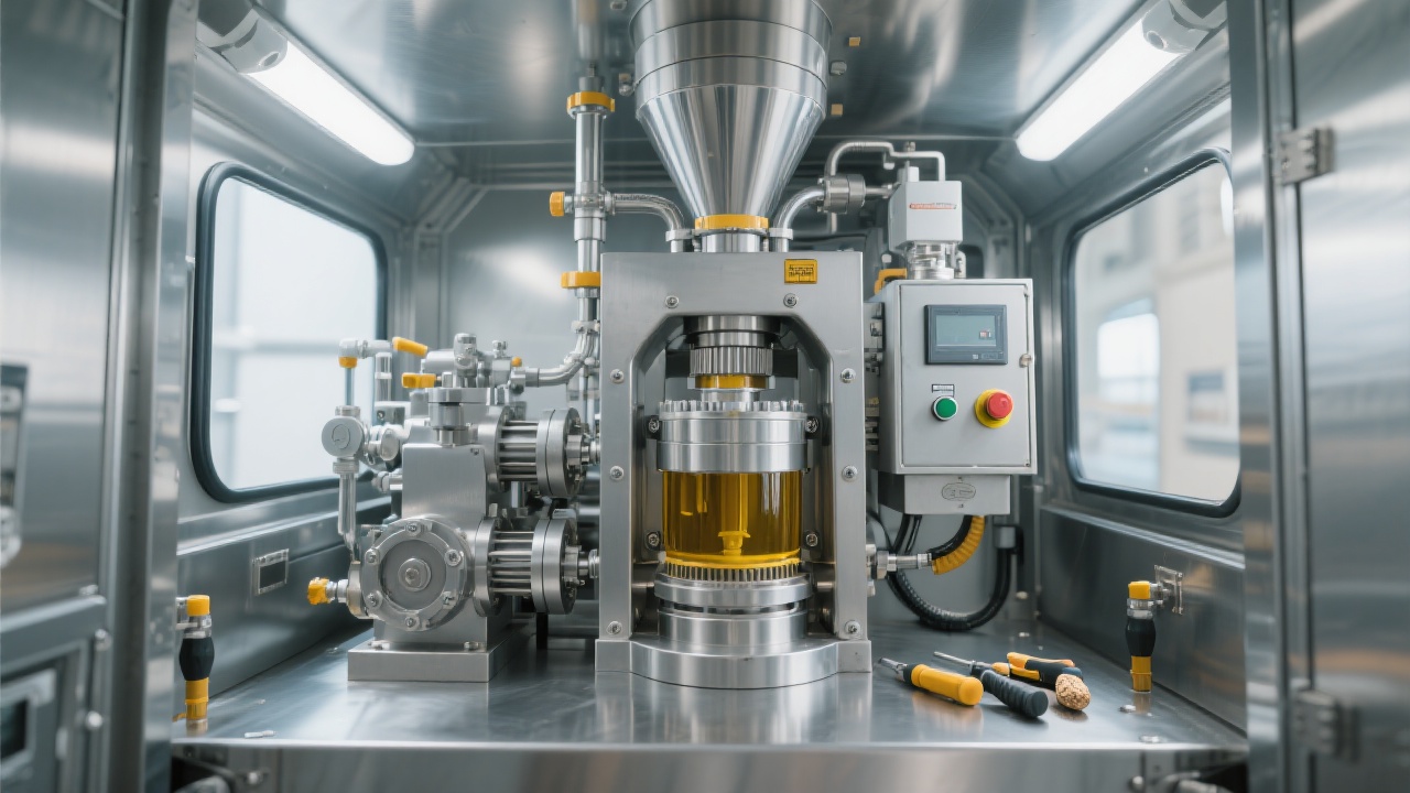 Máquina extractora de aceite de tornillo multifuncional en operación, destacando eficiencia y calidad