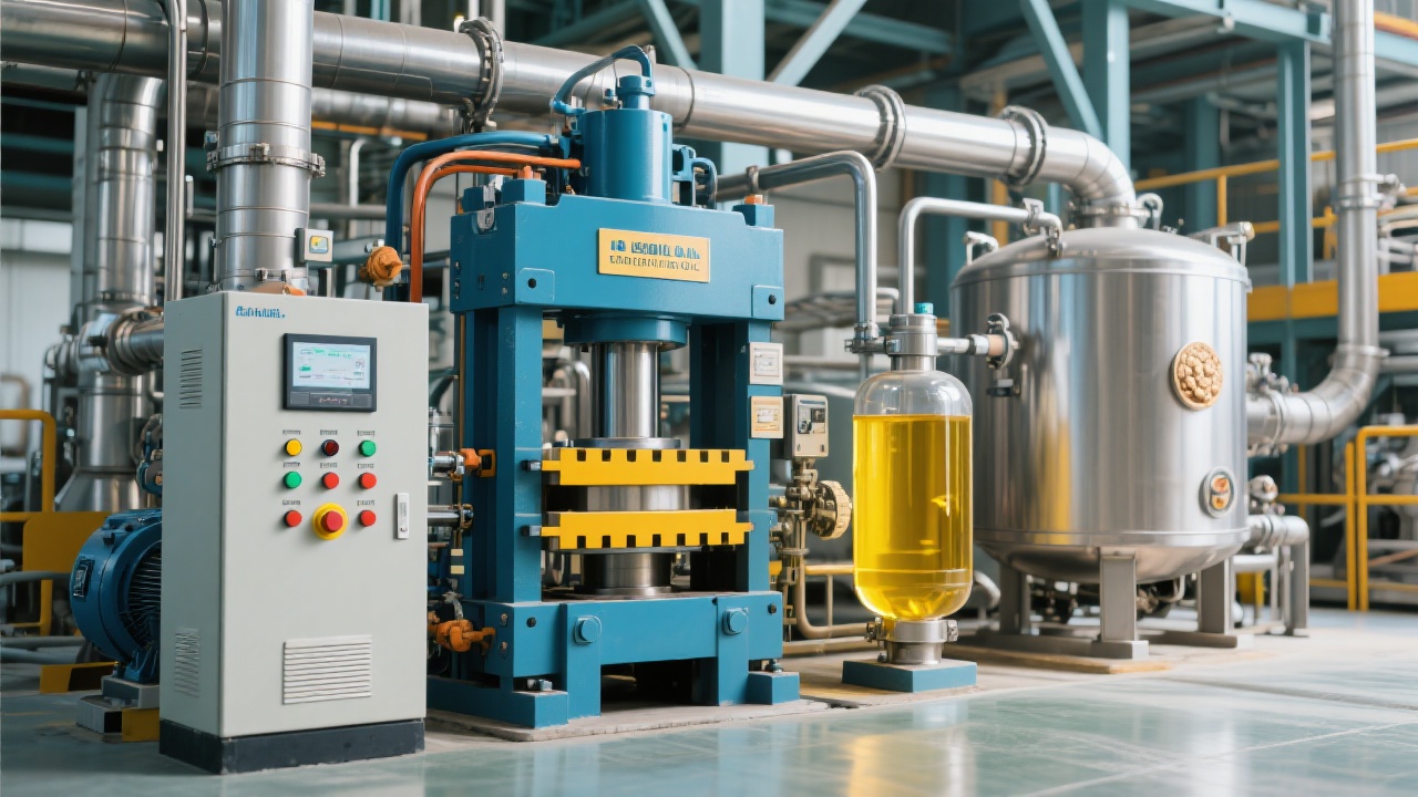 The modern and environmentally - friendly soybean oil production line
