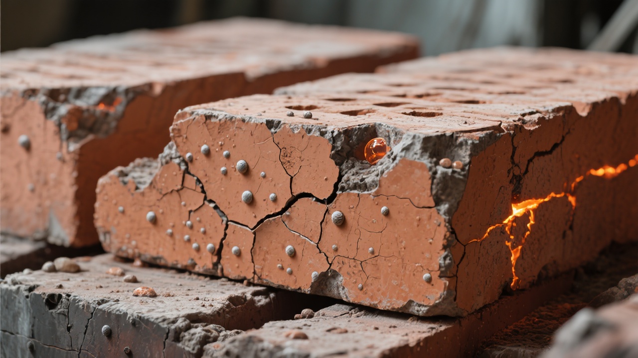 Cordierite kiln furniture showing uniform texture and minimal surface defects at high temperature