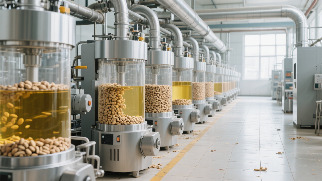 Deodorization equipment and process in rice bran oil refining