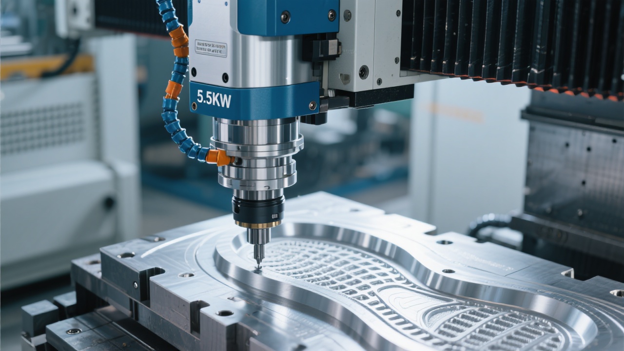 Vista frontal del fresador CNC DC1090A con eje BT40