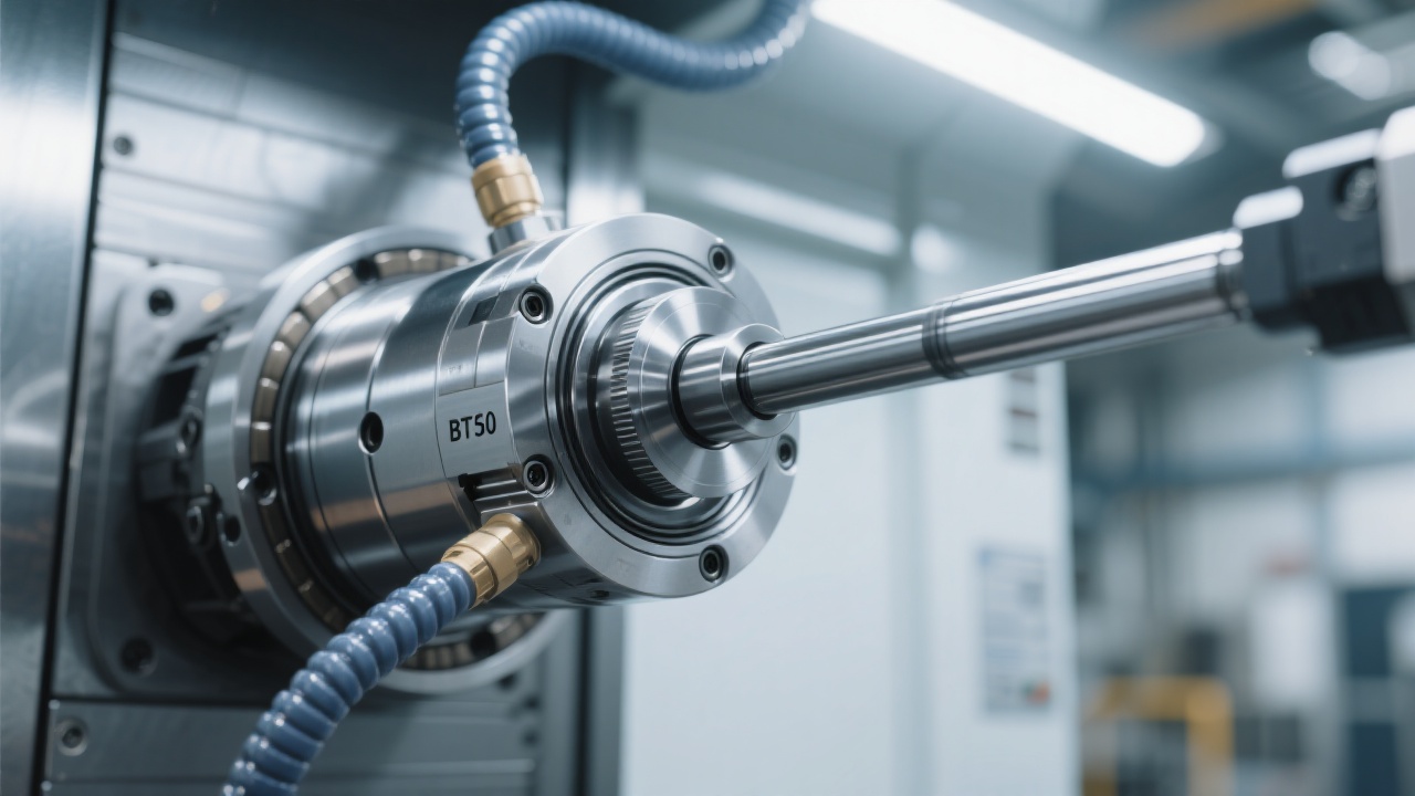 مركز الحفر الثقيل FANUC GV2030 في العمل