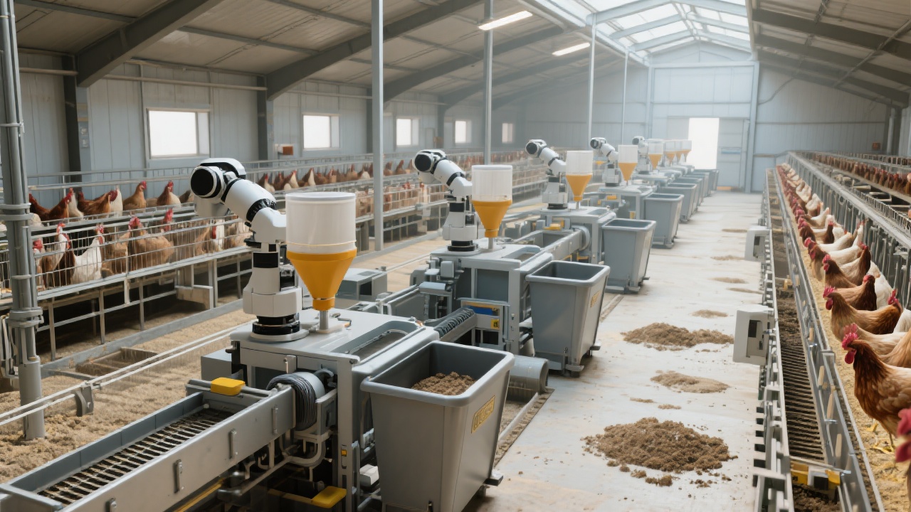 H-type layer cages in a tropical climate farm